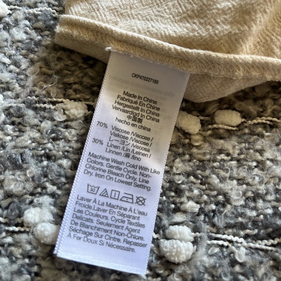 MADEWELL-Linen blend short sleeve blouse - Picture 4 of 4